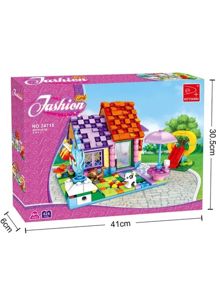 Fashion Girl Hayvanlarla Kaydırak Eğlencesi 424 Parça