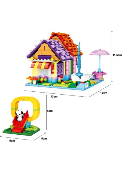 Fashion Girl Hayvanlarla Kaydırak Eğlencesi 424 Parça fiyatları