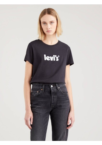 Lse The Perfect Kadın Siyah T-Shirt