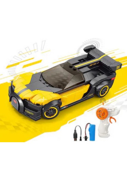 Uzaktan Kumandalı Şarjlı 251 Parça Bugatti LEGO Yapı Seti Spor Araba indirimleri