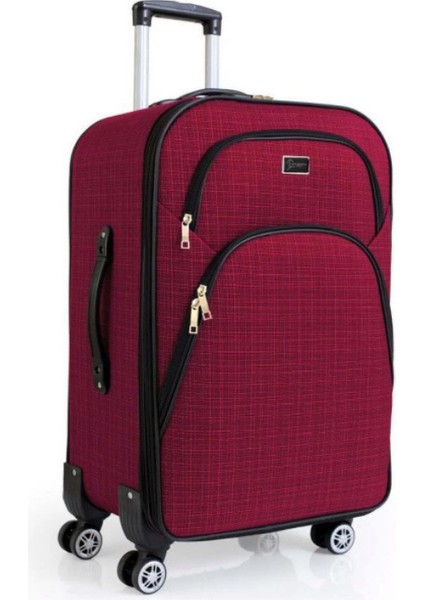 Orta Boy 4 Teker Kumaş Valiz Lüx fırsatları