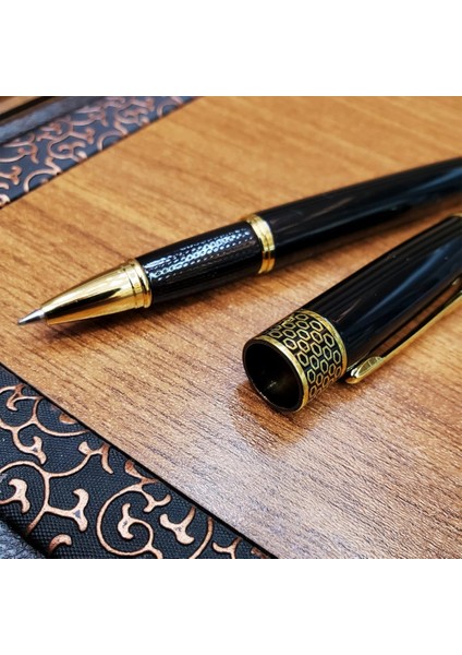 Siyah Desenli Metal Kalem fiyatları