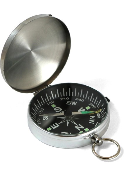 Taşınabilir Kapaklı Cep Saati Alüminyum Iğne Kılıtlı Pusula G451 fiyatları