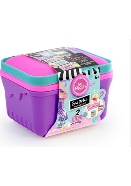 Slime Dıy Market Sepeti Sürpriz Paket Tatlılar