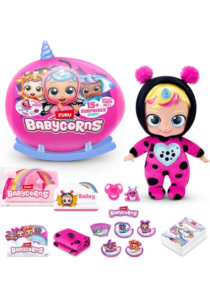 Sevimli Sürpriz Bebek 92107 Mavi Boynuz