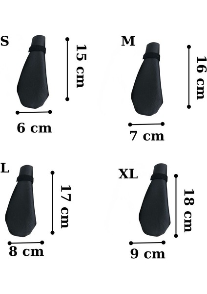 Köpek Ayakkabısı, Su Geçirmez, (S,M,L,XL)