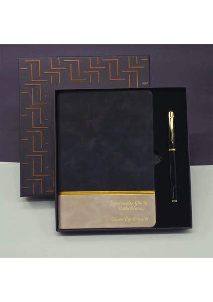 Öğretmenler Günü Hediyesi - Defter - Kalem Seti