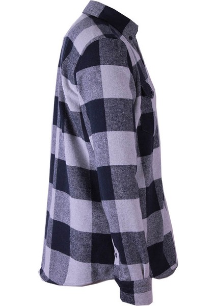 Cepli Oduncu Gri - Lacivert Erkek Gömlek 8016 fiyatları