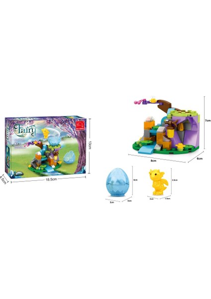 83 Parça Fairy Peri Seti Kristal Yumurta