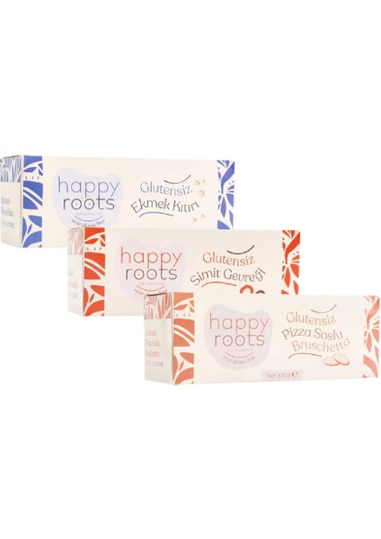 Glutensiz Atıştırmalık Paketi, 100 gr Serisi