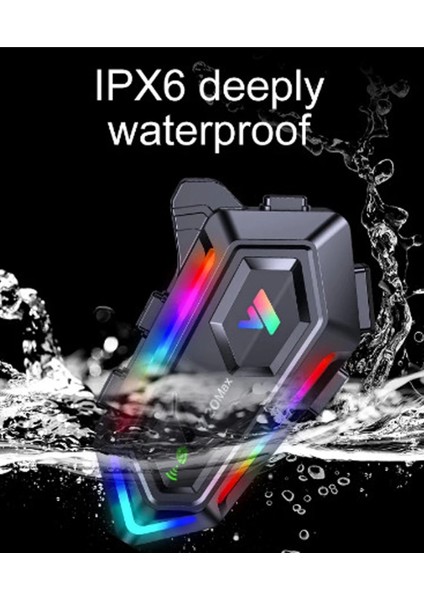 Y20 Motosiklet 5.3 Kask Intercom 2 Kişi 300 Metre Eşleşme Özellikli fırsatları