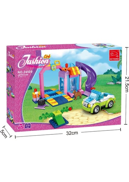 Fashion Girl 216 Parça Kaydıraklı Tamir Garajı