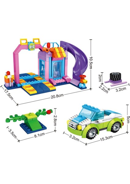 Fashion Girl 216 Parça Kaydıraklı Tamir Garajı fiyatları