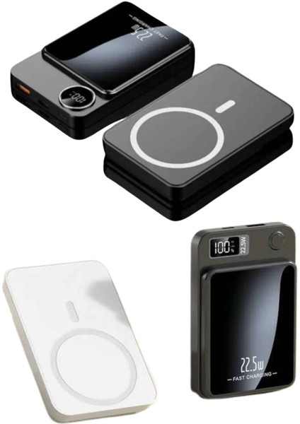 Taşınabilir Şarj Magsafe Powerbank 10.000 Mah Hızlı Şarj LED Göstergeli Kablosuz fırsatları