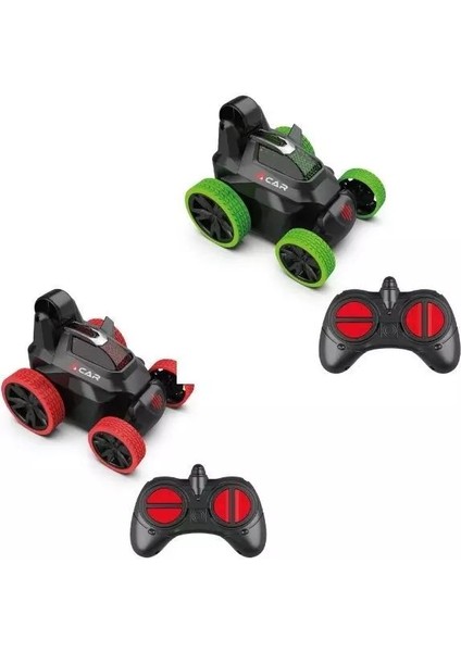 Uzaktan Kumandalı Akrobatik Zıppır Şarjlı Araba Yeşil indirimleri