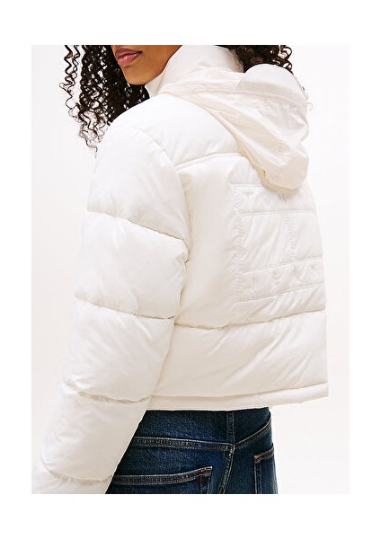 Kadın Beyaz Şişme Ceket fırsatları