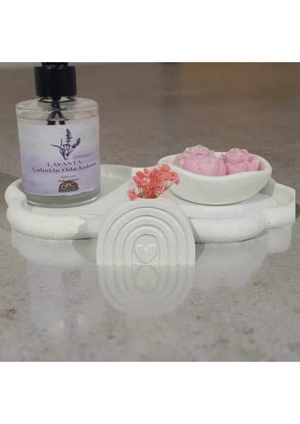 Lavanta Kokulu Çubuklu Oda Kokusu & Çiçek Mumlu Dekor Seti – Kaliteli Taş Tozu fırsatları