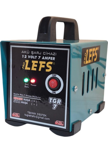 Pro Lefs 7 Amper Akü Şarj Cihazı 72 Ampere Kadar Şarj Eder fiyatları