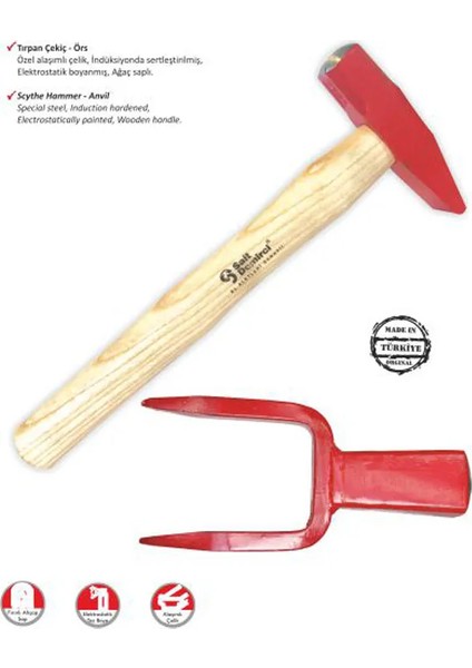 Tırpan - Çekiç ve Örs Takım