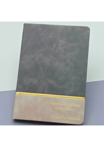 Öğretmenler Günü Hediyesi Yazılı Deri Defter