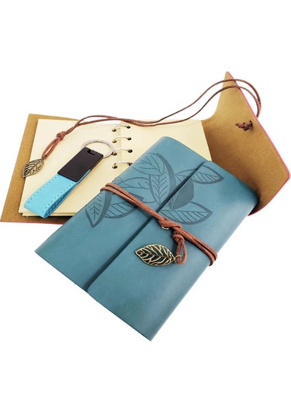 Ahşap Kutulu Deri Defter ve Anahtarlık Set fiyatları