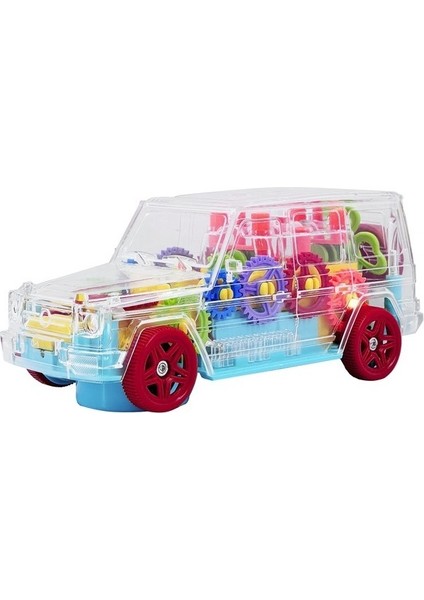 Off Road Işıklı Sesli Araba C-1A Mavi