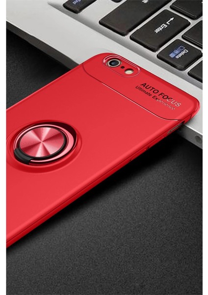 Buğz Iphone 6 Kılıf Range Yüzüklü Silikon - Kırmızı fiyatları