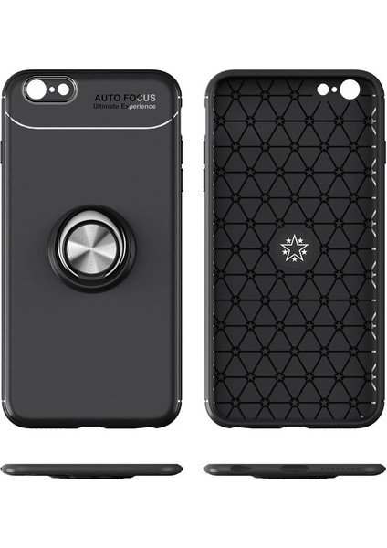 Buğz Iphone 6 Kılıf Range Yüzüklü Silikon - Kırmızı indirimleri