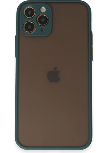 Buğz Iphone 11 Pro Kılıf Montreal Silikon Kapak - Yeşil
