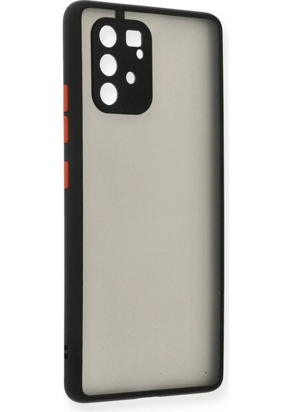 Buğz Samsung Galaxy A91 / S10 Lite Kılıf Montreal Silikon Kapak - Siyah