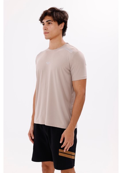 Yumuşak Dokulu Esnek Bisiklet Yaka Rahat Kalıp Düz Form Kısa Kollu Tişört fiyatları