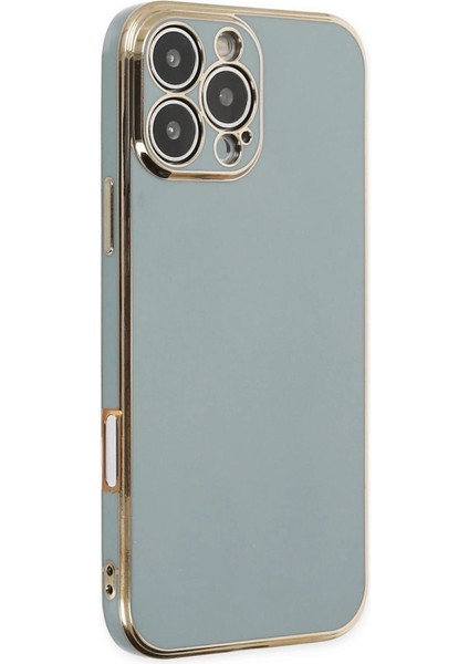 Buğz Newface Iphone 16 Pro Kılıf Volet Silikon - Açık Yeşil