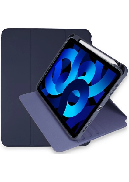 Buğz Ipad Pro 11 (2021) Kılıf Ling 360 Kalemlikli Tablet Kılıf - Lacivert