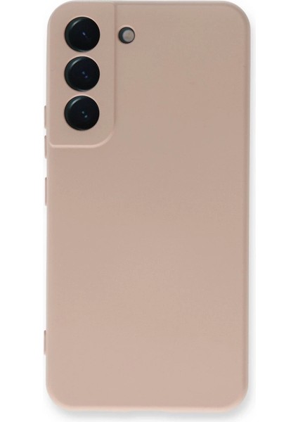 Buğz Samsung Galaxy S23 Kılıf Nano Içi Kadife Silikon - Pudra modelleri
