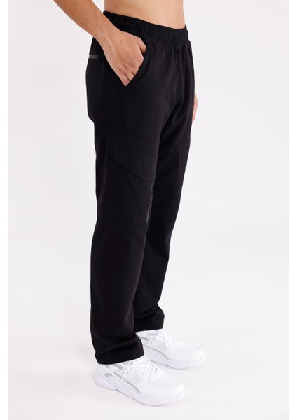 Ayarlanabilir Kordonlu Esnek Bel Yapılı Rahat Kalıp Yan Cepli Prego Model Eşofman Altı fırsatları