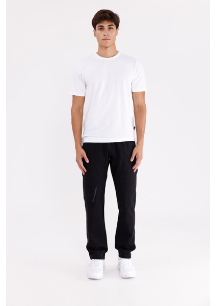 Ayarlanabilir Kordonlu Esnek Bel Yapılı Rahat Kalıp Yan Cepli Prego Model Eşofman Altı indirimleri