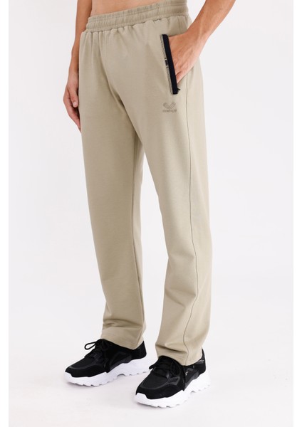 Fermuarlı Cepli Esnek Bel Rahat Kalıp Düz Paça Mevsimlik Spor Eşofman Altı fiyatları