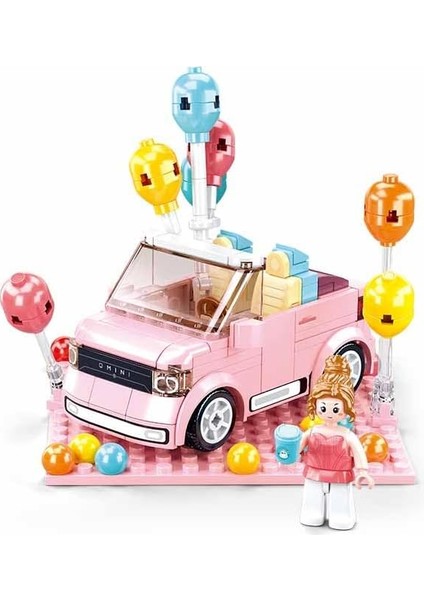 Mini Handcraft Party Car Pembe Yapım Seti, 245 Parça fiyatları
