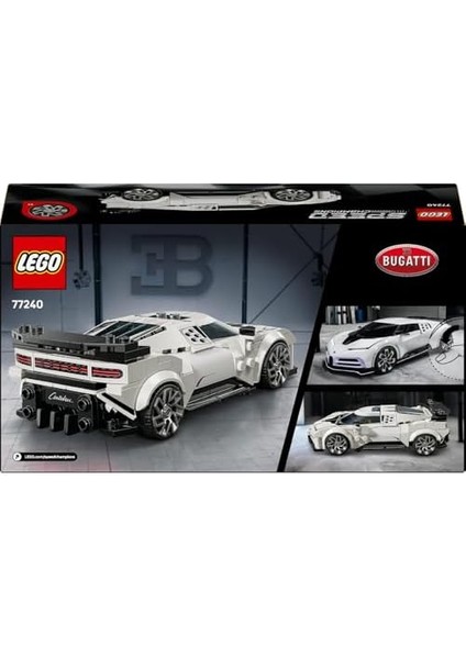 Speed Champions Bugatti Centodieci 77240 - 9 Yaş ve Üzeri Çocuklar Için Koleksiyonluk Model Araba, Detaylı Yarış Arabası ve Sürücü Figürüyle Oyun ve Sergileme Yapım Seti (291 Parça)