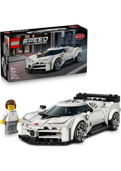 Speed Champions Bugatti Centodieci 77240 - 9 Yaş ve Üzeri Çocuklar Için Koleksiyonluk Model Araba, Detaylı Yarış Arabası ve Sürücü Figürüyle Oyun ve Sergileme Yapım Seti (291 Parça) modelleri