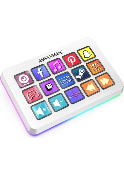 Ampligame D6 Stream Deck - Yayın Kontrolcüsü