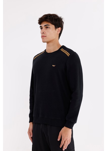 Selanik Kumaş Yapılı Esnek Manşetli Konforlu Rahat Kesim Sweatshirt fiyatları