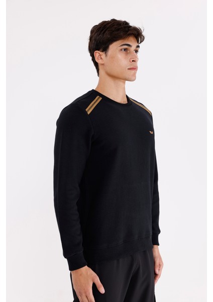 Selanik Kumaş Yapılı Esnek Manşetli Konforlu Rahat Kesim Sweatshirt fırsatları