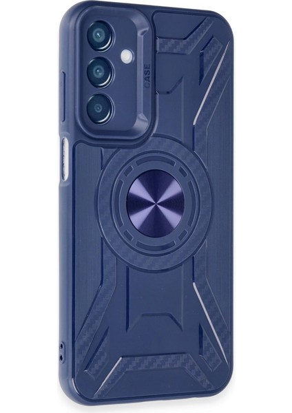 Buğz Newface Samsung Galaxy M15 Kılıf Lincoln Silikon - Lacivert modelleri