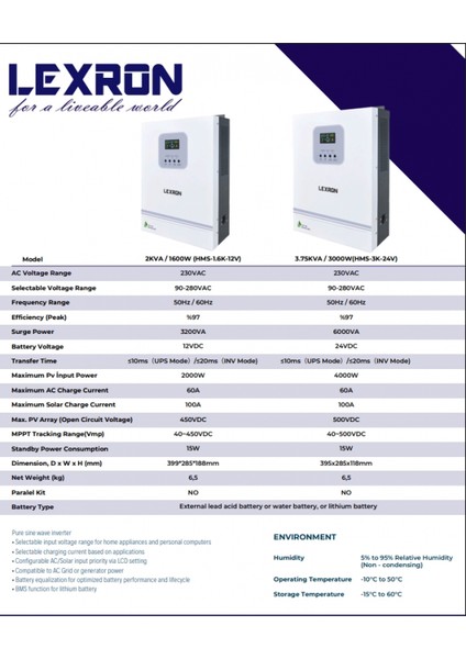 3kw Mppt Hv Inverter fiyatları