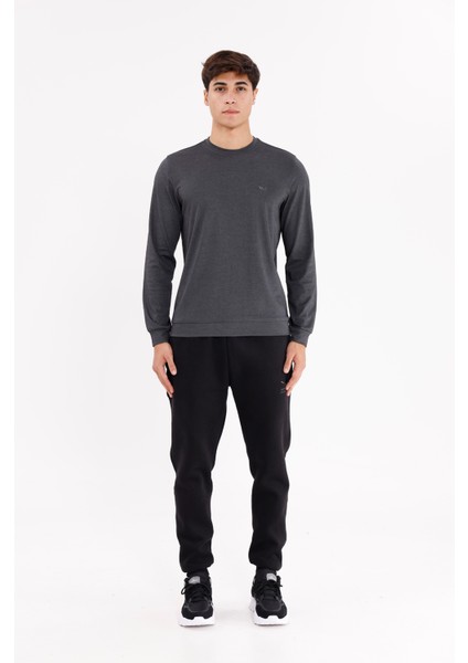 Merserize Efektli Yumuşak Doku Ayarlanabilir Kapüşonlu Rahat Kalıp Kapüşonlu Sweatshirt