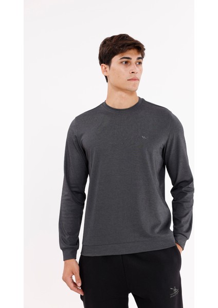 Merserize Efektli Yumuşak Doku Ayarlanabilir Kapüşonlu Rahat Kalıp Kapüşonlu Sweatshirt indirimleri