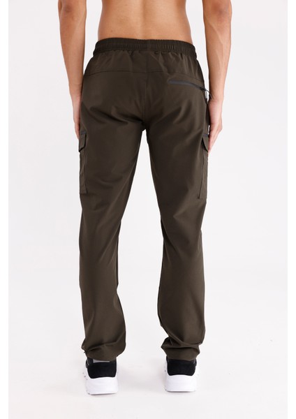 Yan Fermuarlı Kapaklı Cepli Esnek Bel Lastikli Düz Paça Rahat Kalıp Kargo Tarzı Eşofman Altı modelleri