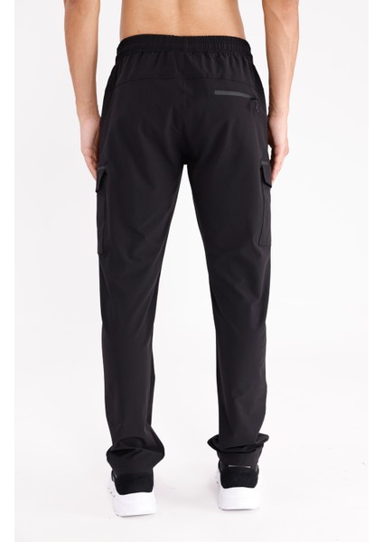 Yan Fermuarlı Kapaklı Cepli Esnek Bel Lastikli Düz Paça Rahat Kalıp Kargo Tarzı Eşofman Altı modelleri