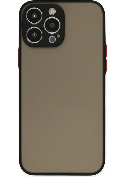 Buğz Iphone 13 Pro Kılıf Montreal Silikon Kapak - Siyah